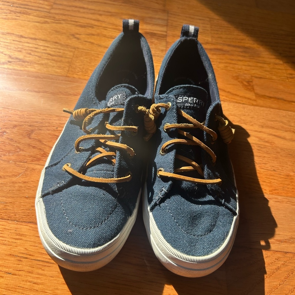 Sperry Navy Sneakers with White Accents